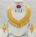 Bold Textured Statement Necklace Set