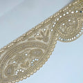 Paisley Scalloped Border Lace - 8732TL