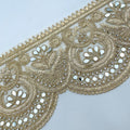 Floral Paisley Border Lace - 9246TL