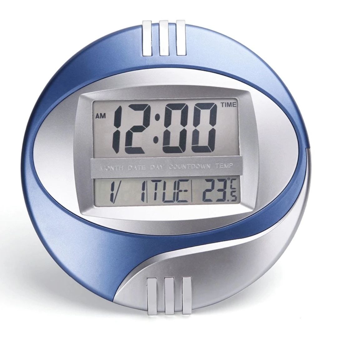 Compact Green Display Digital Alarm Clock